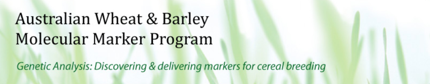 Australian Wheat and Barley Molecular Marker Program