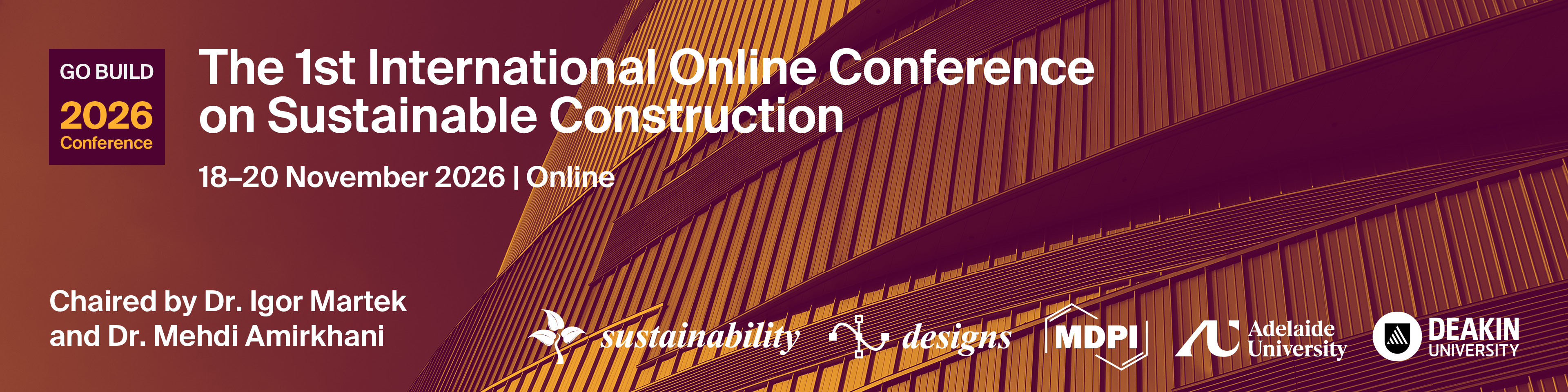 The 1st International Online Conference on Sustainable Construction (GO BUILD 2026)