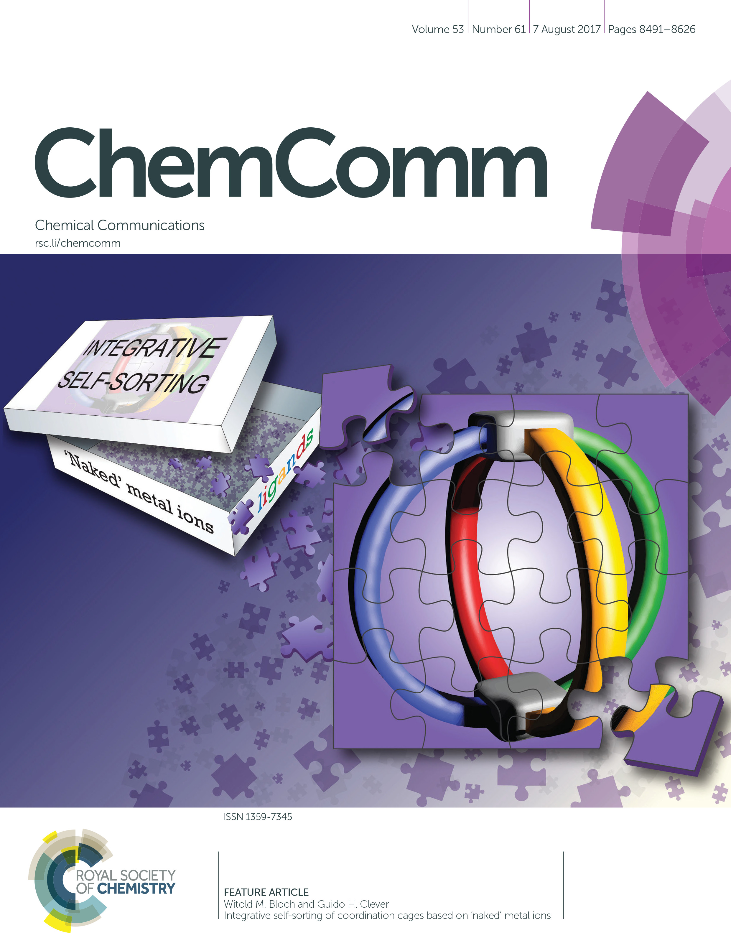 Feature article in Chem. Commun. 2017, 53, 8506